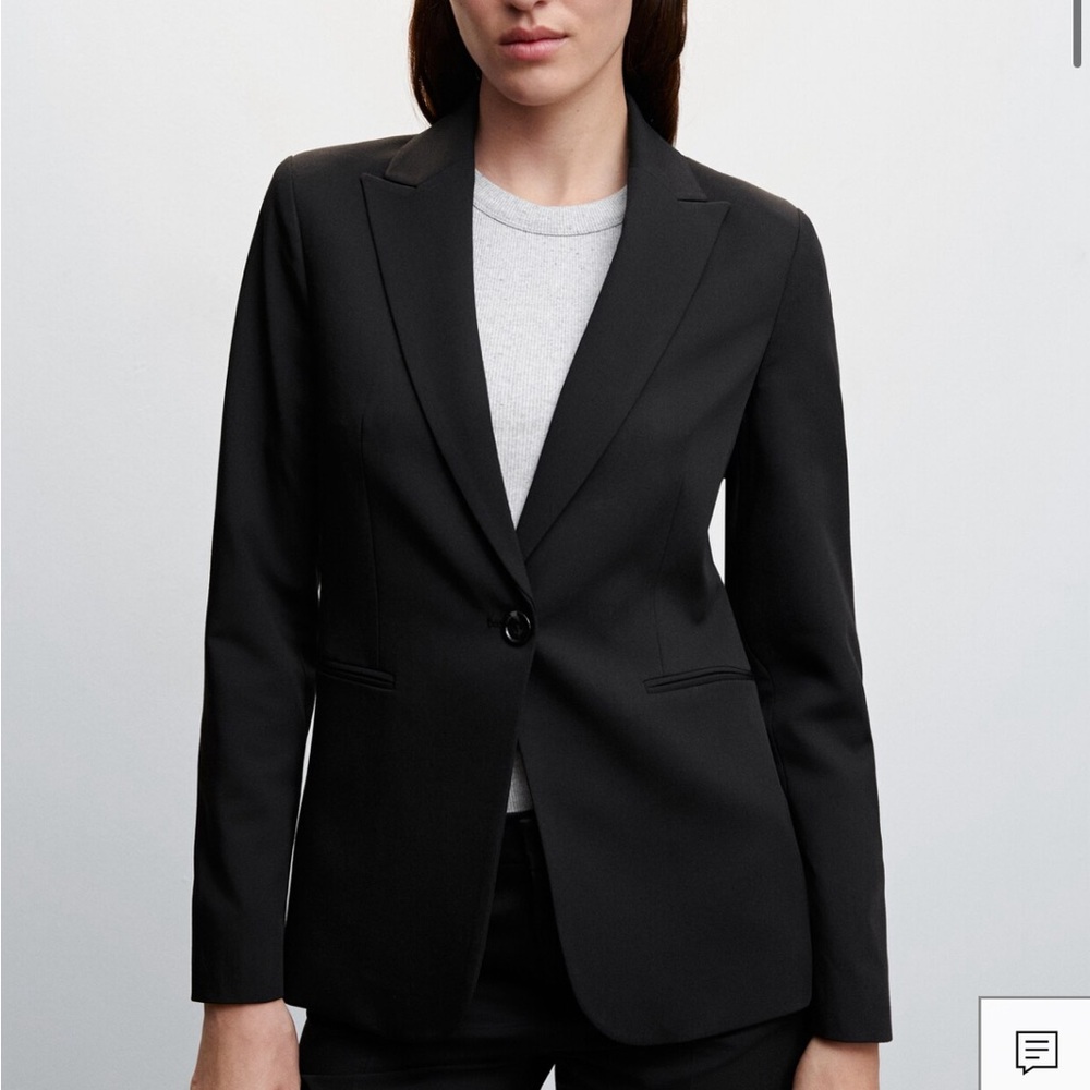 Mango Fitted suit jacket; NWT!🫶